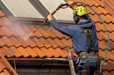 Démoussage et hydrofuge de toiture à Valbeleix